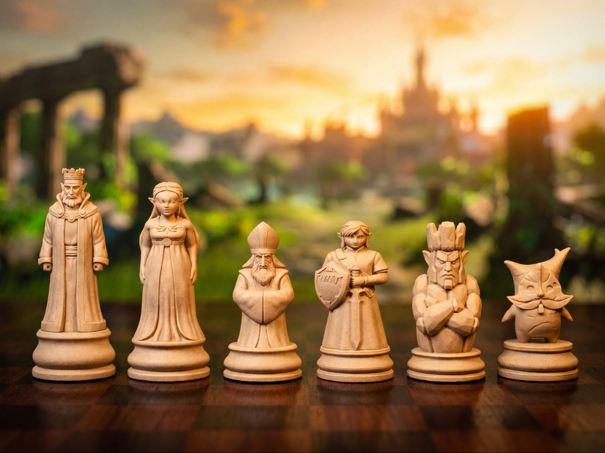 Fantasy-Helden-Schachfigurenset – komplettes 32-teiliges Schachset – Ansicht 5