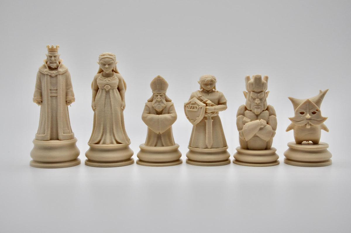 Fantasy-Helden-Schachfigurenset – komplettes 32-teiliges Schachset – Ansicht 7