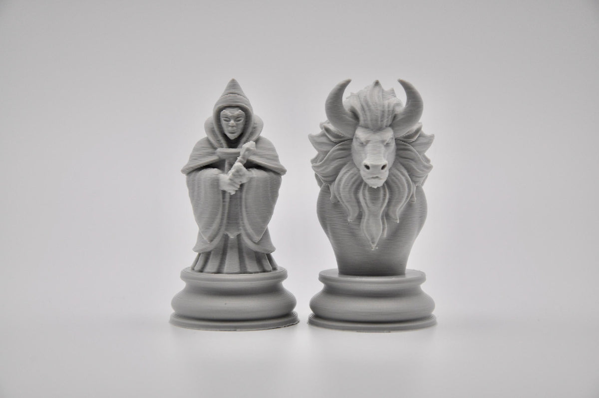 Fantasy-Schurken-Schachfigurenset – komplettes 32-teiliges Schachset – Ansicht 8