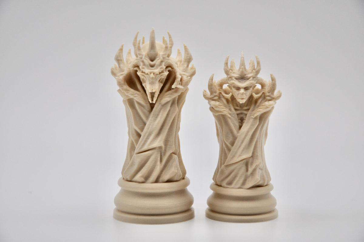 Dämonen-Schachfigurenset – komplettes 32-teiliges Schachset – Ansicht 7
