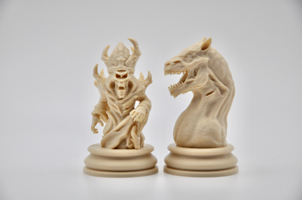 Dämonen-Schachfigurenset – komplettes 32-teiliges Schachset – Ansicht 8