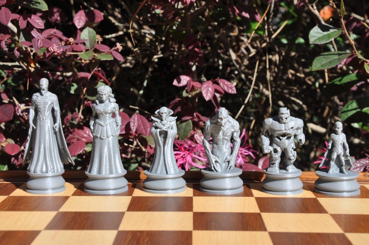 Untote-Helden-Schachfigurenset – komplettes 32-teiliges Schachset – Ansicht 6