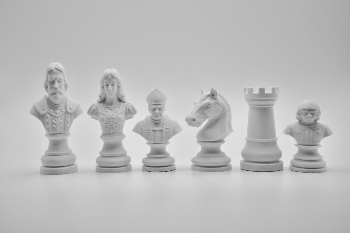 Klassisches-Staunton-Schachfigurenset – komplettes 32-teiliges Schachset – Ansicht 6
