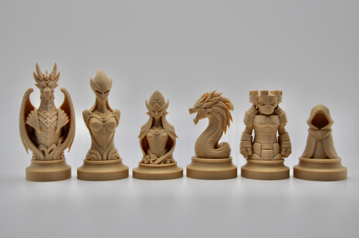 Fantasy-Schachfigurenset – komplettes 32-teiliges Schachset – Ansicht 6