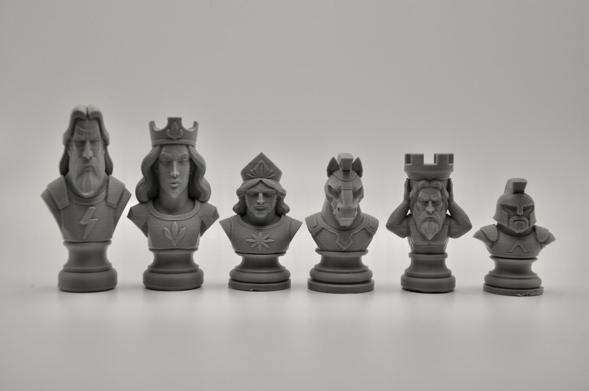 Griechische-Mythologie-Schachfigurenset – komplettes 32-teiliges Schachset – Ansicht 6