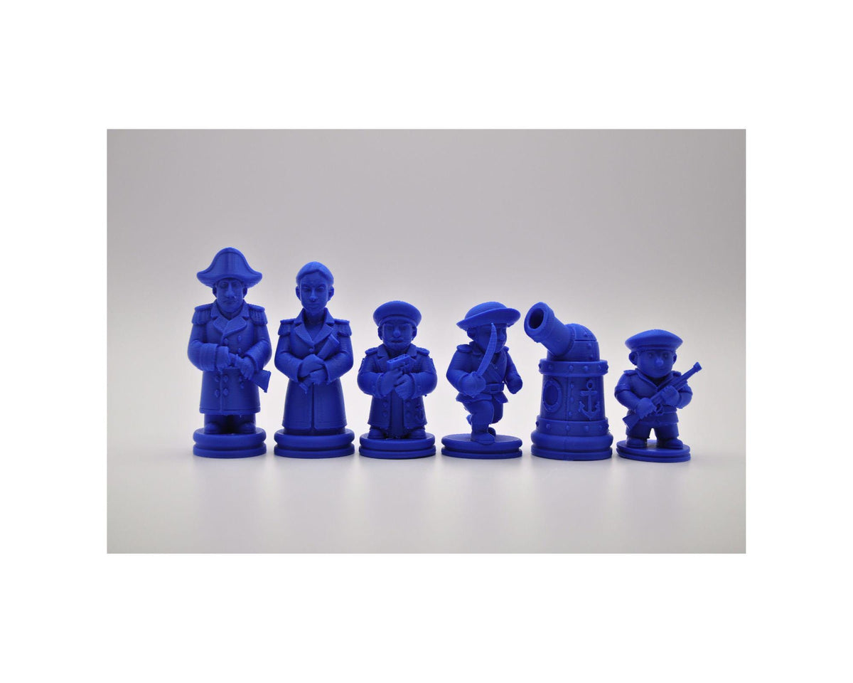Marine-Schachfigurenset – komplettes 32-teiliges Schachset – Ansicht 6