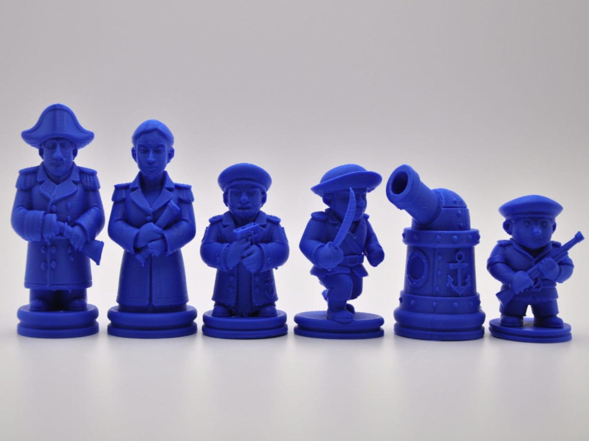 Marine-Schachfigurenset – komplettes 32-teiliges Schachset – Ansicht 5