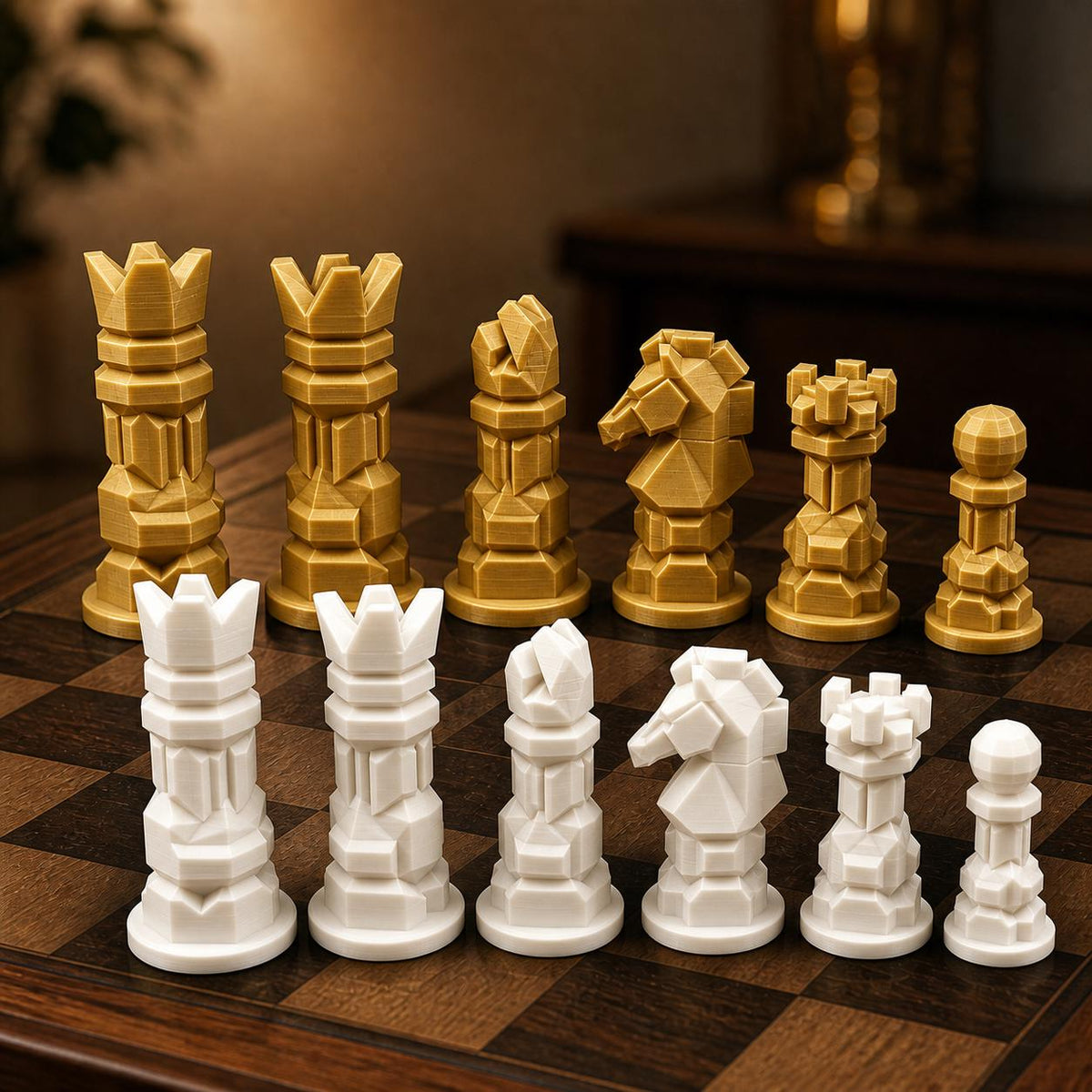 Modernes Schachfigurenset – komplett 32-teilig – Ansicht 6