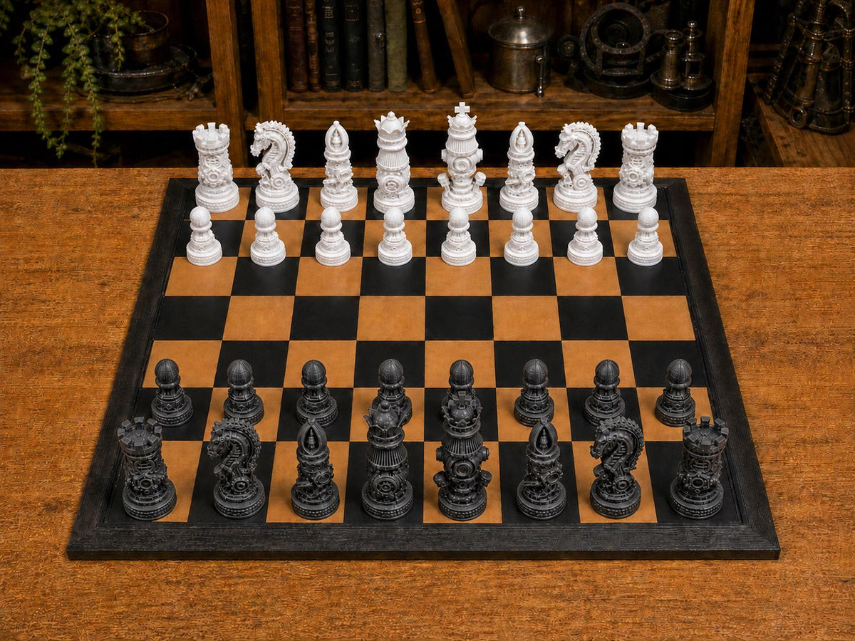Motorsport-Elite – komplettes 32-teiliges Schachfigurenset – Ansicht 3