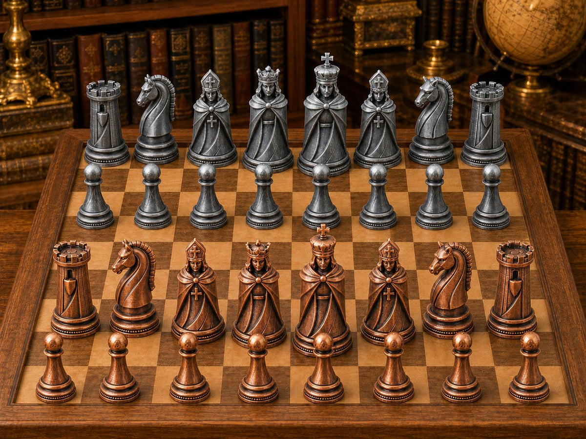 Erhabene Monarchen – komplettes 32-teiliges Schachfigurenset – Ansicht 2