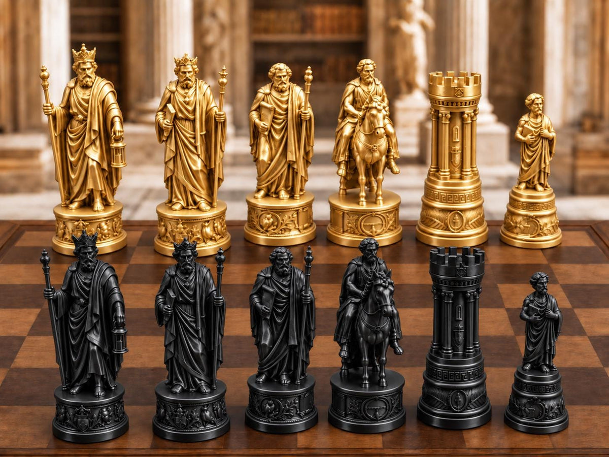 Philosophen-Schachfigurenset – komplett 32-teilig – Ansicht 5