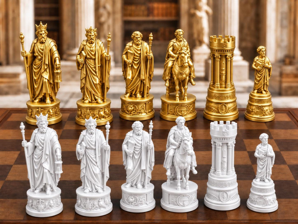 Philosophen-Schachfigurenset – komplett 32-teilig – Ansicht 6