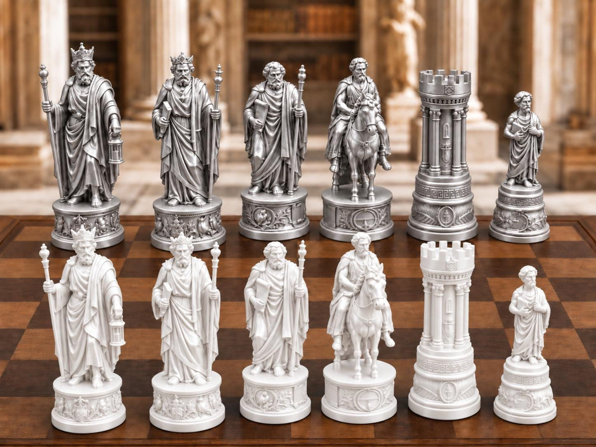 Philosophen-Schachfigurenset – komplett 32-teilig – Ansicht 9