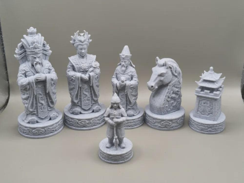 Chinesisches Kaiser-Schachfigurenset – komplett 32-teilig – Ansicht 2