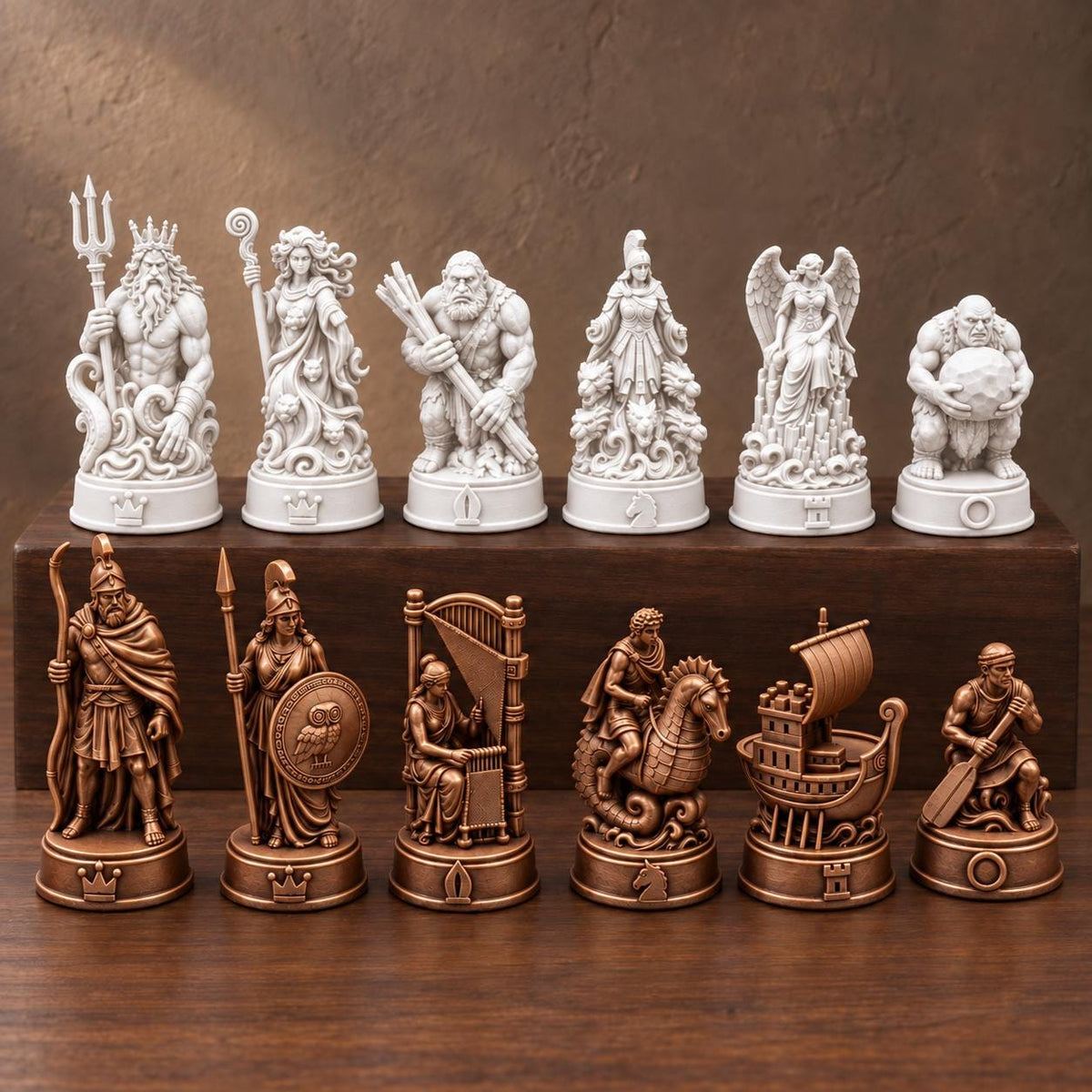 Odyssee-Schachfigurenset – komplett 32-teilig – Ansicht 13