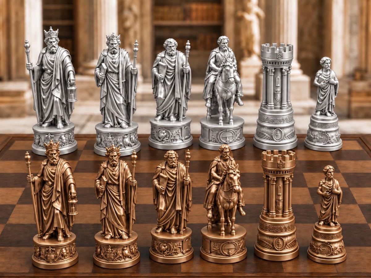 Philosophen-Schachfigurenset – komplett 32-teilig – Ansicht 10
