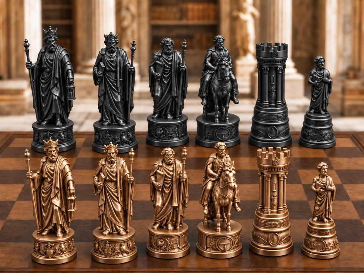 Philosophen-Schachfigurenset – komplett 32-teilig – Ansicht 12