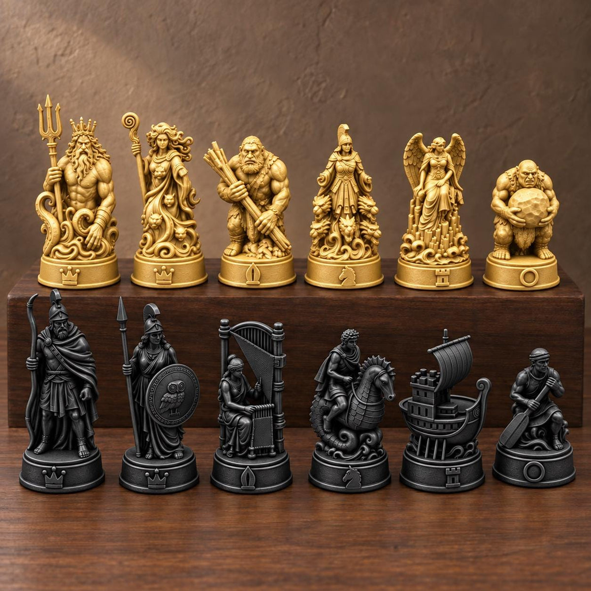 Odyssee-Schachfigurenset – komplett 32-teilig – Ansicht 5